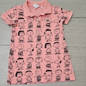 Lacoste Pink Polo with Peanuts Collaboration